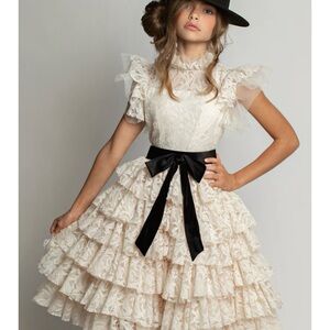 Joyfolie Annouk Petticoat Cream Dress